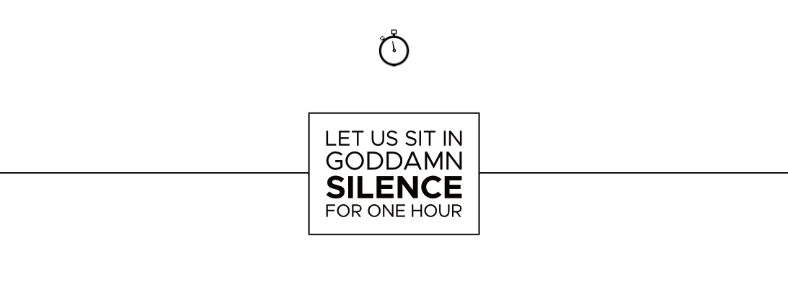 sit in silence logo